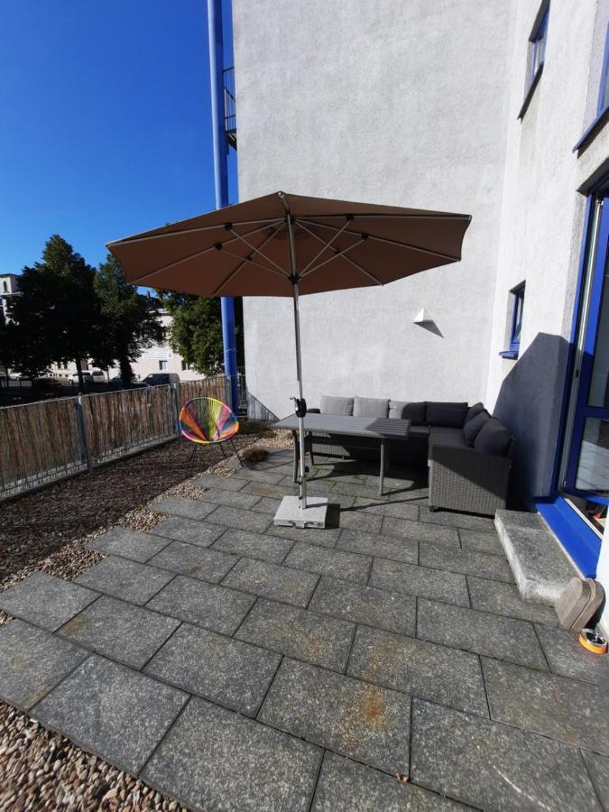 Fewo Mit "Dachterrasse" Im Blauen Palais Leipzig Exterior foto